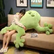 Big Green Frog Real Life Plush Toy Simulation Lying Frogs Stuffed Soft Cartoon Animal Pillow
