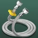 1/2" Stainless Steel Plumbing Anti-explosion Flexible Braided Hose Water Pipe for Kitched Bathroom