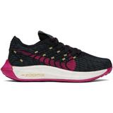 Black & Pink Pegasus Turbo Sneakers