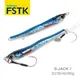 FSTK Jack Jig Slow Pitch Jig 20g 30g 40g 60g Metal Jig Cast Jigging Spoon Shore Fishing Lure Saltwater Sea bass Artificial Bait
