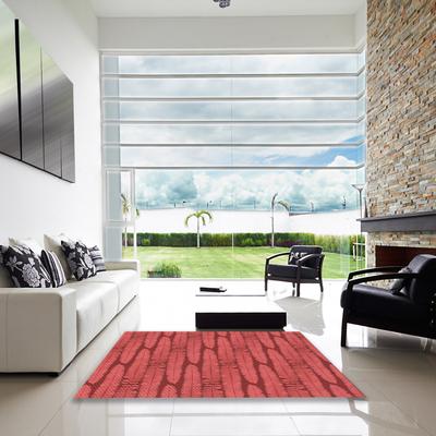 Ahgly Company Machine Washable Transitional Red Area Rugs