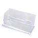 name holder 2pcs Acrylic Case Display Stand Business Case Transparent Business Holder for Exhibition Supplies (Single Compartment Case + Pen Case)