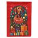 Vizsla Holiday Christmas Garden Flag 11.25 in x 15.5 in