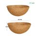 GYZEE 2Pcs Round Hanging Basket Liner Coconut Fiber Replacement Flower Basket 8 INCHES