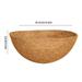 Dengmore Hanging Planters Basket 19.9 Inch Round Coconuts Fiber Planter Outdoor Hanging Flower Pots Garden Watering Hanging Baskets for Patio Garden