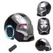 Iron Man Helmet Electronic Helmet Wearable Iron-man Mask with Sounds & LED Eyes 1:1 model Black