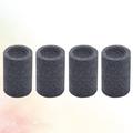 Darts Tips Grinding Stone 4PCS Hard Darts Tips Millstone Pocket Darts Tips Grinding Stone Round Arts Darts Sharpening Stone Dart Accessories for Home Store(Black)