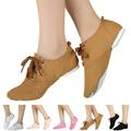 Aayomet Taupe Women Shoes Women s Canvas Dance Shoes Soft Soled Training Shoes Ballet Shoes Sandals Dance Shoes A 7