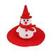 Temacd Pet Headgear Pet Christmas Hat Adjustable Ultra-Light Vibrant Color Easy-wearing Dress Up Non-woven Fabric Xmas Tree Elk Style Dog Cat Cosplay Xmas Hat Pet Supplies