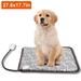 Electric Pet Heating Pad iMounTEK 2 Adjustable Temperature Dog Cat Heating Pad Indoor Waterproof Pet Heated Pads for Cats Dogs with Chew Resistant Steel Cord 27.6 Ã—17.7 Grey