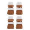 NUOLUX 2 Pairs Pet Short Boots Dog Snow Boots Pet Snowshoes Winter Boots for Outdoors