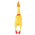 Screaming Chicken Yellow Rubber Squaking Chicken Toy Rubber Screaming Chicken Toy Screaming Chicken Dog Toys Yellow Stress Relief Funny Safety Squaking Chicken Toy for Adults Kids [small]