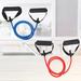 exercise pull rope 2pcs Outdoor Yoga Elastic Fitness Exercise Pull Rope Exercise Resistance Bands Workout Bands with Handle(5x9 Blue 6x10 Red)