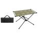 Foldable Camping Table Camping Desk with Storage Bag Camp Table Outdoor Foldable Table Beach Table for BBQ Backpacking Hiking Green