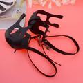 Bike Toe Clip 2pcs Cycling Road Bike Mountain Bike Toe Clips Plastic Anti-slip Toe Clip With Fixed Straps for Pedal (Black)