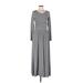 Sunday in Brooklyn Casual Dress: Gray Dresses - Women's Size Medium