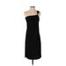 Michael Kors Cocktail Dress - Sheath Open Neckline Sleeveless: Black Print Dresses - Women's Size 4