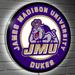 James Madison Dukes 23" LED Slogan Round Wall Sign