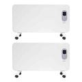 Igenix 2Kw Smart Panel Heater With 24Hr Timer (2 Pack)