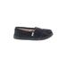 TOMS Flats: Slip-on Wedge Casual Black Solid Shoes - Kids Girl's Size 3