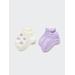 Kid's Socks (2 Pairs) | Light Purple | 6M-18M | UNIQLO US