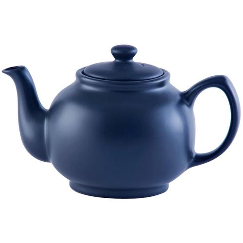 „Teekanne PRICE & KENSINGTON „“Betty““ Kannen Gr. 1,1 l, blau Kaffeekannen, Teekannen und Milchkannen Steingut, matt, 6 Tassen“