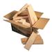CONSDAN Wood Chips for Smoker, USA Grown Hickory Pizza Oven Wood, BBQ Cooking Natural Wood Chunks in Gray | 11" × H x 9.2" × W x 6.5" D | Wayfair