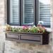 Mayne Inc. Nantucket Resin Window Box w/ Water Reservoir in Brown | 10.2" H x 72" W x 11.7" D | Wayfair MP4848ES