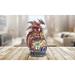 Trinx Deniyah Deniyah 6"H Red Dragon On Light Up LED Orb Collectible Figurines Unique Gifts Resin in Brown | 6 H x 4 W x 4 D in | Wayfair