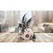 Trinx 6"H Silver Baby Dragon Hatchling in Egg Figurine Unique Gifts Resin in Black/White | 6 H x 3.5 W x 3 D in | Wayfair