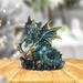 Trinx Jazzmene 4.75"H Blue Dragon Holds Dragon Baby Figurine Resin | 4.75 H x 4 W x 3 D in | Wayfair 1F7CA412D84544B2A0CB57C04BBCFA87