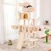 Tucker Murphy Pet™ Drostan 68.90" Large Cat Tree Tower Manufactured Wood in Brown | 68.9 H x 24.4 W x 20.47 D in | Wayfair