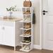 Latitude Run® 6 Pair Shoe Rack Manufactured Wood in White | 43.5 H x 10.4 W x 12 D in | Wayfair F59BA43A1C034CE193E2046D9F80A444