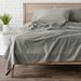 Bare Home Solid Sheet Set Flannel/Cotton in Gray | King - Split | Wayfair 812228035159