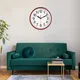 Horloge murale à quartz pour personnes âgées durable sans tic-tac décoration d'intérieur salle à