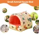 Petits nids semi-fermés pour animaux de compagnie lit lavable pour lapin nain maison pour