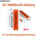 Batterie aste articulation Ion 9V 28000mAh Micro USB Lithium 9V Multimètre Microphone Jouet