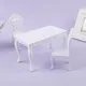 Ensemble de chaises de table à manger de poupée meubles de cuisine bureau d'ordinateur chaise