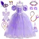 Costume de princesse Raiponce pour enfants robe pour enfants anniversaire carnaval fête