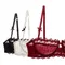 Soutien-gorge en dentelle demi-tasse pour femme, soutien-gorge transparent sans doublure, haut push up sexy, soutien-gorge en maille, sous-vêtements grande taille, lingerie féminine, A B C D