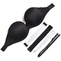 Soutien-gorge push up invisible sans bretelles pour femmes sous-vêtements monochromes bretelles