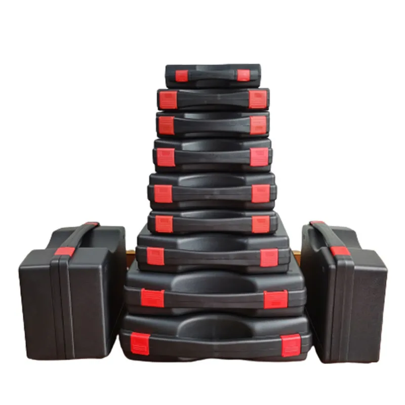 Boîte à outils épaisse Anti-chute, outil à main multifonctionnel, organisateur de rangement en plastique, étui de sécurité résistant aux chocs, boîte à outils sans tampon éponge