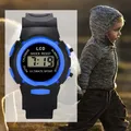 Montre de Sport pour enfants bracelet en Silicone étanche numérique LED pour écoliers filles et