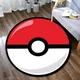 Polymères de porte Pokemon rouges et blancs tapis rond Pikachu lea maison hôtel salon enfants