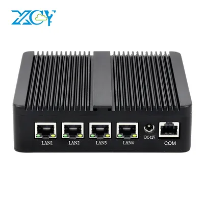 XCY – Mini PC Intel Celeron J4125 Quad core 4x LAN 2.5 ghz i225V NIC logiciel routeur