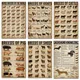 Vintage Horse Breeds of the World Metal 18 Sign Knowledge Poster Races of Goats Cattle Pig