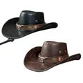 50JB – fournitures cadeaux nouvel an chapeau Cowboy occidental cadeau maison pour adultes et hommes