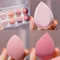 4/8 pièces maquillage éponge mélangeur beauté oeuf cosmétique bouffée douce fond de teint éponges poudre bouffée femmes maquillage accessoires outils de beauté