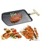 Plaque de camping en plein air portable pelle McRib plaque de barbecue à steak pierre médicale