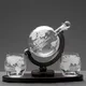 Whiskey Glass Set Crystal Globe Liquor Carafe for Whisky Vodka Sailboat in Decanter with Finished